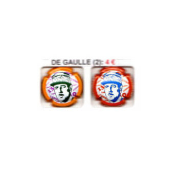 série de capsules de champagne générique par jpcapsules DE GAULLE