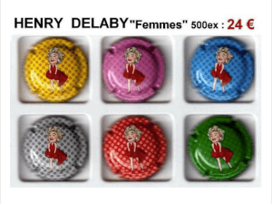 Muselets Capsules de champagne proprietaires DELABY HENRY