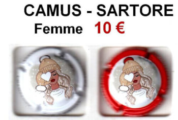 Muselets Capsules de champagne proprietaires CAMUS SARTORE FEMME