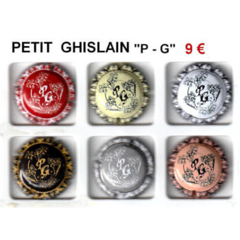 Série de capsules de champagne PETIT GHISLAIN
