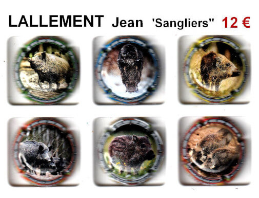 série de capsules de champagne lallement