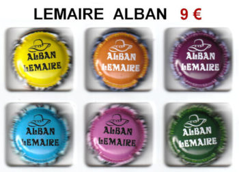 serie de capsules de champagne lemaire alban