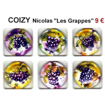 Série de capsules de champagne COIZY NICOLAS LES GRAPPES
