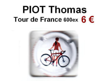 capsule de champagne PIOT THOMAS "Tour de France"