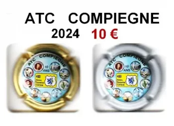2 capsules de champagne ACT compiegne PROPRIETAIRE