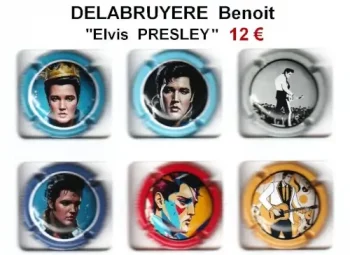 Capsule de champagne Elvis Presley delabruyere benoit