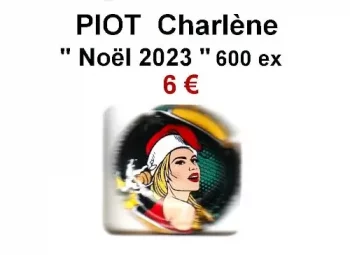 Capsule de champagne piot charlene noel 2023