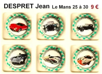 série de capsules de champagne despret jean le mans par jpcapsules pour tous les collectionneurs et placomusophiles