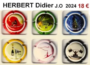 série de capsules de champagne herbert JO par jpcapsules pour tous les collectionneurs et placomusophiles