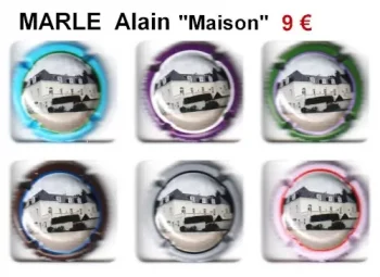 série de capsules de champagne par jpcapsules MARLE ALAIN pour tous les collectionneurs et placomusophiles