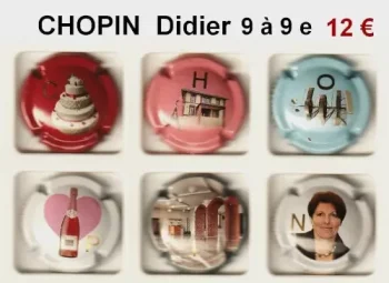 capsules de champagne CHOPIN DIDIER 9 à 9e