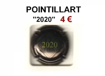 POINTILLART  Muselet de champagne "2020"