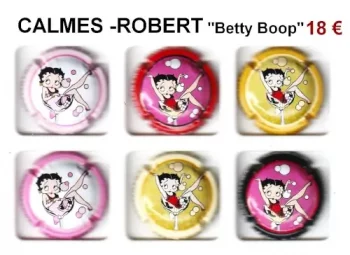 CALMES Robert "Betty BOOP" capsules de champagne