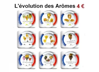 Série de capsules de champagne générique l évolution des arômes