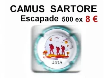CAMUS SARTORE "Escapade" 1 muselet