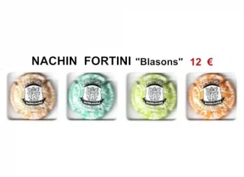 NACHIN FORTINI serie de 4 capsules de champagne blasons