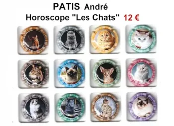 patis andré horoscope les chats, serie de 12 capsules