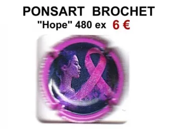 PONSART BROCHET "Hope" 480 tirages