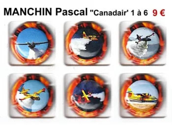 MACHIN PASCAL "Canadair" 1 à 6