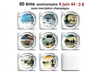 Capsules de champagne 80 anniversaire