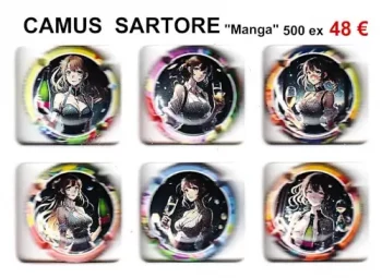 CAMUS SARTORE "Mangas" - 6 capsules de champagne