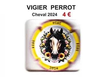 vigier perrot cheval 2024 capsule de champagne
