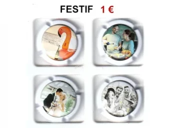Festif - Série de capsules de champagne générique 
