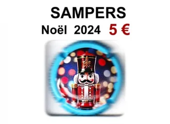 SAMPERS  1 Muselet  "Noël 2024" champagne