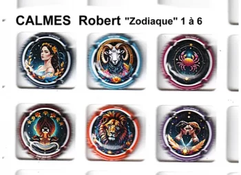 série de capsules de champagne par jpcapsules, CALMES Robert "Zodiaque" 1 à 6