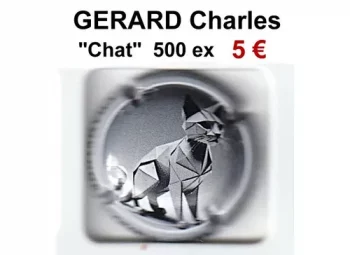 une capsule de champagne par jpcapsules, GERARD Charles "Chat" 500 tirages