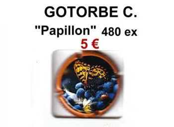 une capsule de champagne par jpcapsules, GOTORBE C. "Papillons"