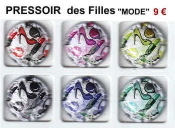 série de capsules de champagne par jpcapsules, PRESSOIR des Filles "Mode"