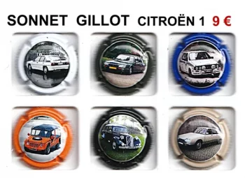 série de capsules de champagne par jpcapsules , sonnet gillot citroen 1