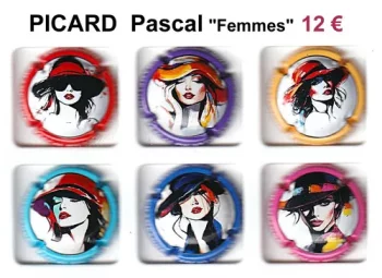 série de capsules de champagne par jpcapsules PICARD Pascal "Femmes"