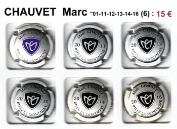 série de capsules de champagne par jpcapsules CHAUVET MARC