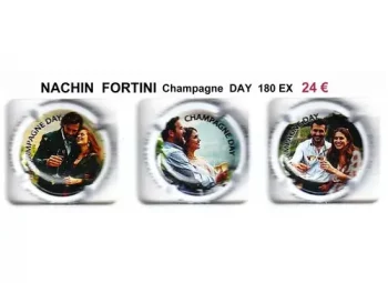 Série de capsules de champagne propriétaire NACHIN FORTINI Champagne Day 180 tirages