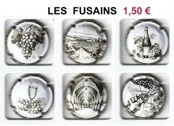Série de capsules de champagne génériques Les Fusains