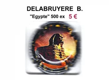 une capsule de champagne par jpcapsules DELABRUYERE B. "Egypte " 500 tirages