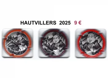 Série de capsules de champagne propriétaire HAUTVILLERS 2025