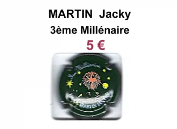 Capsule de champagne MARTIN JACKY "3ème Millénaire"