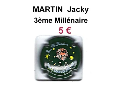 Capsule de champagne MARTIN JACKY "3ème Millénaire"