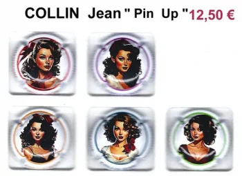 série de capsules de champagne proprietaire par jpcapsules COLLIN JEAN "Pin up" 