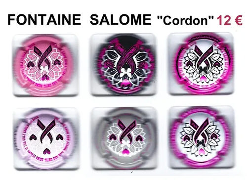 série de capsules de champagne proprietaire par jpcapsules FONTAINE SALOME "Cordon"