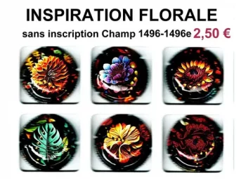 série de capsules de champagne générique par jpcapsules Inspiration Florale