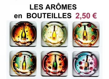 série de capsules de champagne générique par jpcapsules Les Arômes en Bouteille