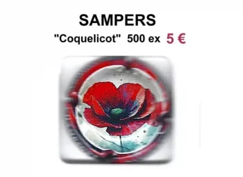 capsule de champagne propriétaire par jpcapsules SAMPERS "Coquelicot" 500 tirages