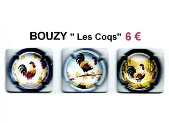 série de capsules de champagne propriétaire par jpcapsules BOUZY "Les Coqs" 