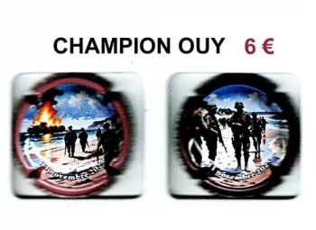 série de 2 capsules de champagne propriétaire par jpcapsules CHAMPION OUY