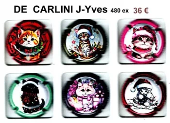 série de capsules de champagne propriétaire par jpcapsules DE CARLINI JEAN YVES 480 tirages