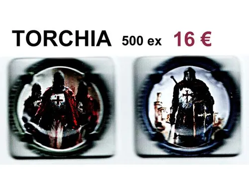série de 2 capsules de champagne proprietaire par jpcapsules TORCHIA 500 tirages
